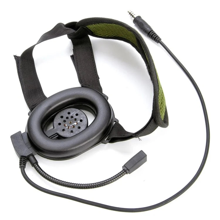 For Motorola T6200C / T6200 / T5620 HD01 Bowman Elite II Walkie Talkie 7.1mm Headphone with U94 PTT Adapter