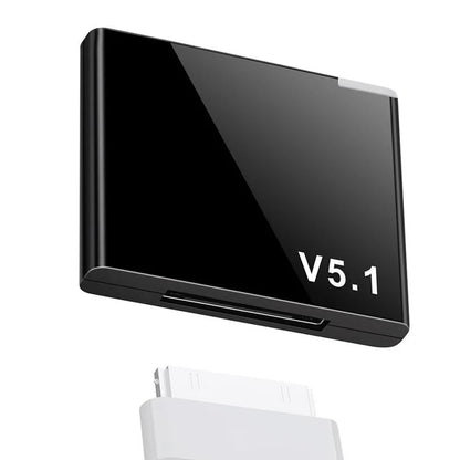 30-pin Bluetooth 5.1 Audio Receiver Speaker Mini Wireless Adapter 30-pin Jack Analog for iPhone iPad PC