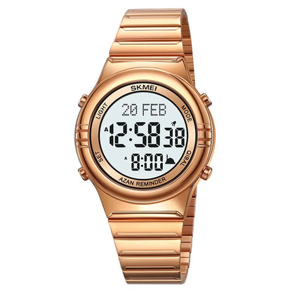 SKMEI 2200 Steel Strap Digital Watch Date Time Display Stylish Sports Electronic Watch