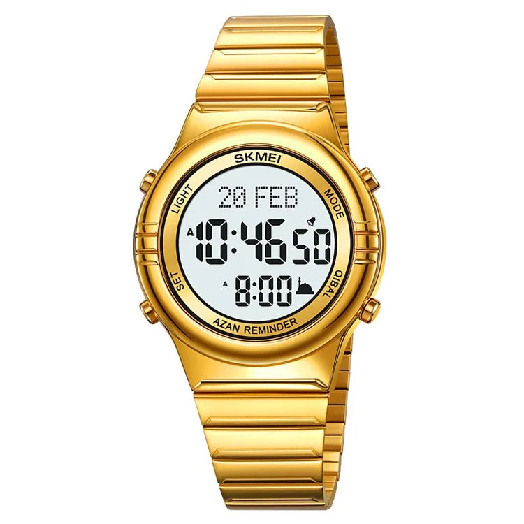 SKMEI 2200 Steel Strap Digital Watch Date Time Display Stylish Sports Electronic Watch