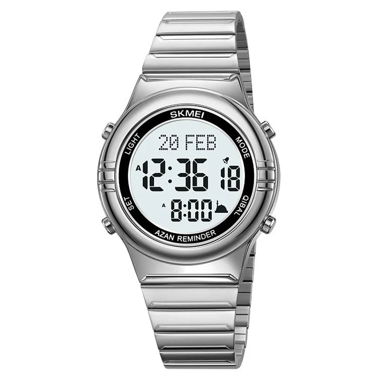 SKMEI 2200 Steel Strap Digital Watch Date Time Display Stylish Sports Electronic Watch