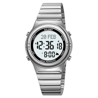 SKMEI 2200 Steel Strap Digital Watch Date Time Display Stylish Sports Electronic Watch