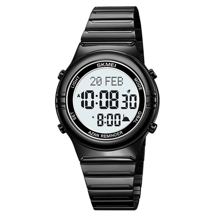 SKMEI 2200 Steel Strap Digital Watch Date Time Display Stylish Sports Electronic Watch