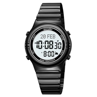SKMEI 2200 Steel Strap Digital Watch Date Time Display Stylish Sports Electronic Watch