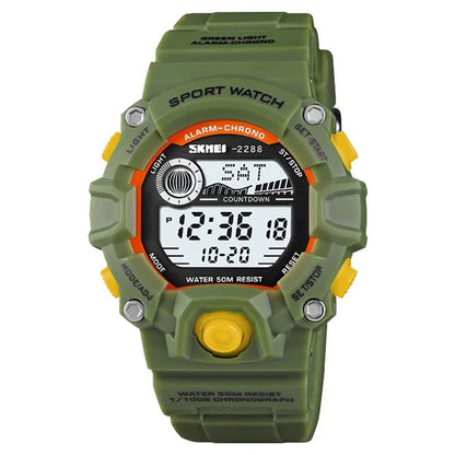 SKMEI 2288 Teenager Luminous Digital Watch Outdoor Sports Electronic Wrist Watch