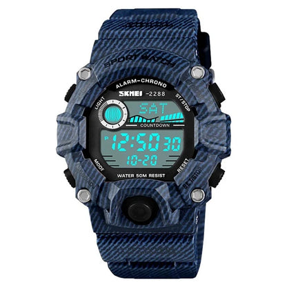 SKMEI 2288 Teenager Luminous Digital Watch Outdoor Sports Electronic Wrist Watch
