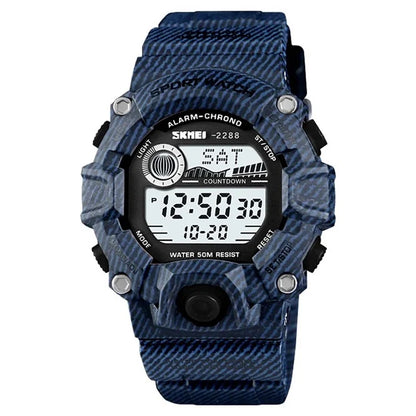 SKMEI 2288 Teenager Luminous Digital Watch Outdoor Sports Electronic Wrist Watch