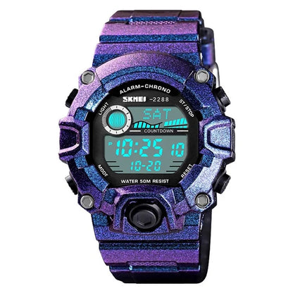 SKMEI 2288 Teenager Luminous Digital Watch Outdoor Sports Electronic Wrist Watch