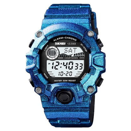 SKMEI 2288 Teenager Luminous Digital Watch Outdoor Sports Electronic Wrist Watch