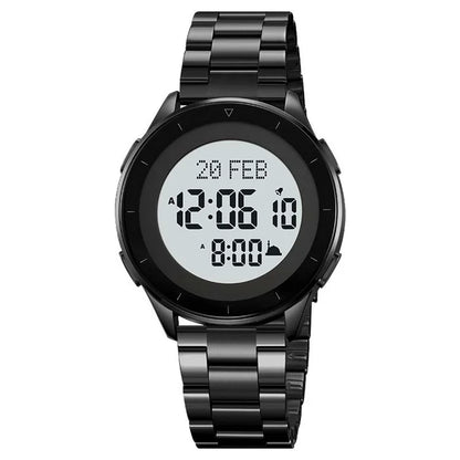 SKMEI 2300 Qibla Direction Indicator Digital Watch Luminous Bookmark Function Electronic Watch