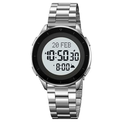 SKMEI 2300 Qibla Direction Indicator Digital Watch Luminous Bookmark Function Electronic Watch