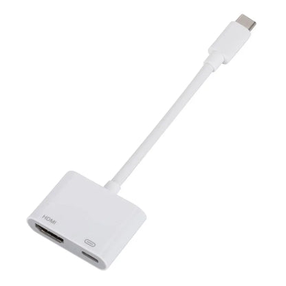 H9 USB C to HD Mini Adapter with PD Charging Port for iPhone 15 HDTV Projector Monitor