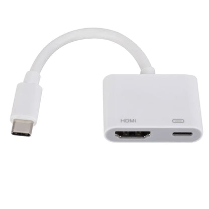 H9 USB C to HD Mini Adapter with PD Charging Port for iPhone 15 HDTV Projector Monitor