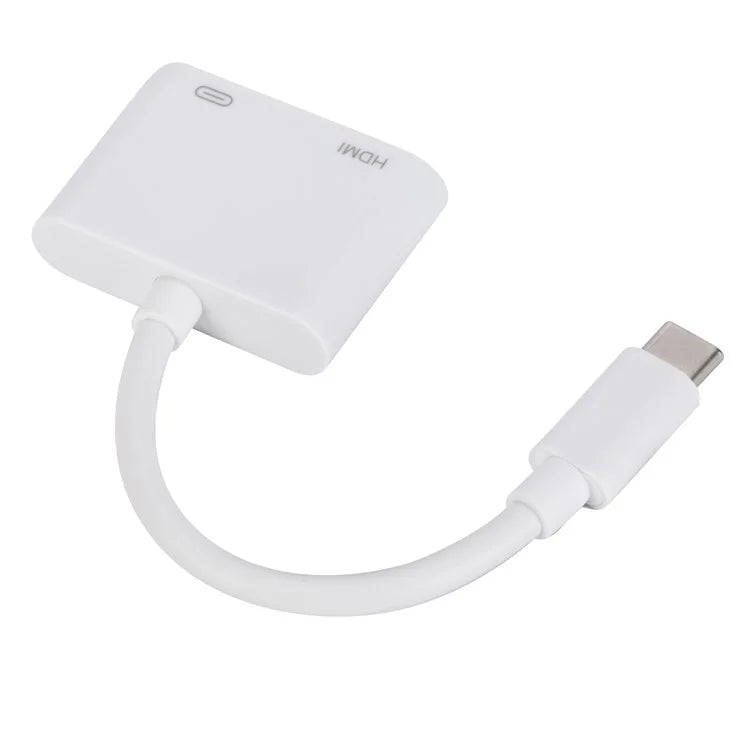 H9 USB C to HD Mini Adapter with PD Charging Port for iPhone 15 HDTV Projector Monitor