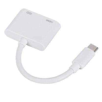 H9 USB C to HD Mini Adapter with PD Charging Port for iPhone 15 HDTV Projector Monitor