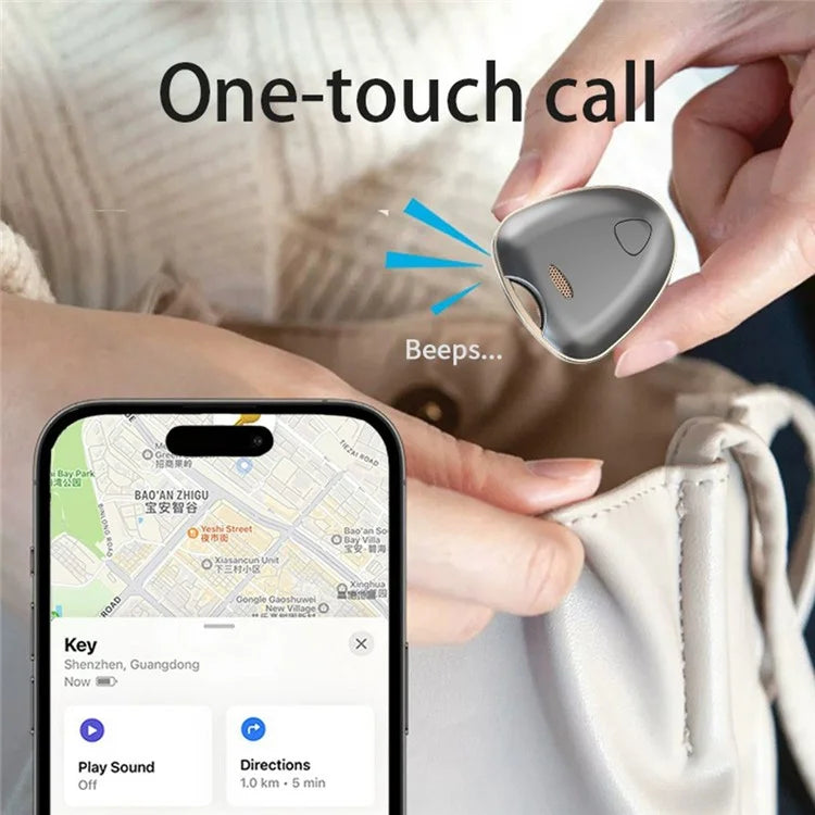 F4 Find My Wireless Smart Tag Waterproof Bluetooth Luggage Tracker Wallet Key Locator