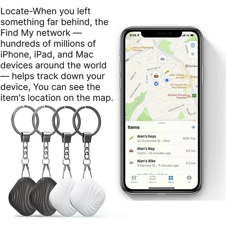 Nutale Air Find My Luggage Tracker Wireless Smart Tag Bluetooth Wallet Key Locator