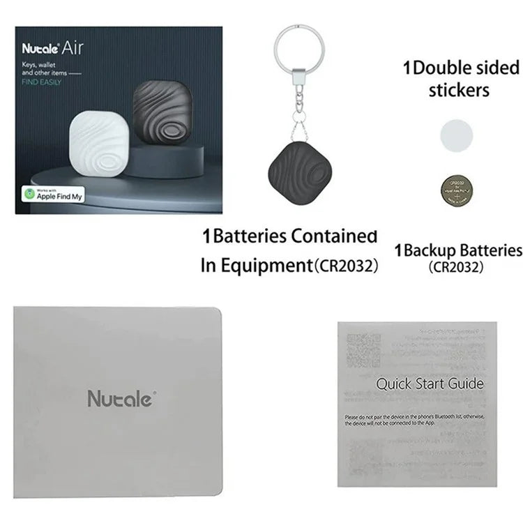 Nutale Air Find My Luggage Tracker Wireless Smart Tag Bluetooth Wallet Key Locator