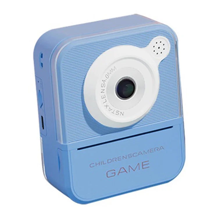P7 2.4 Inch High Definition Kids Instant Print Camera with Hanging Rope 2 Rolls Of  Printing Paper for Boys Girls
