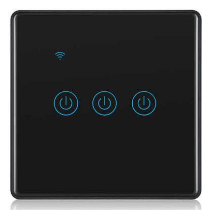 DS-101JL-3 3 Gang WiFi + Bluetooth Dual Mode APP Voice Control Smart Touch Wall Switch