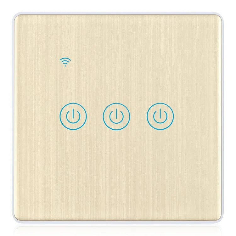 DS-101JL-3 3 Gang WiFi + Bluetooth Dual Mode APP Voice Control Smart Touch Wall Switch