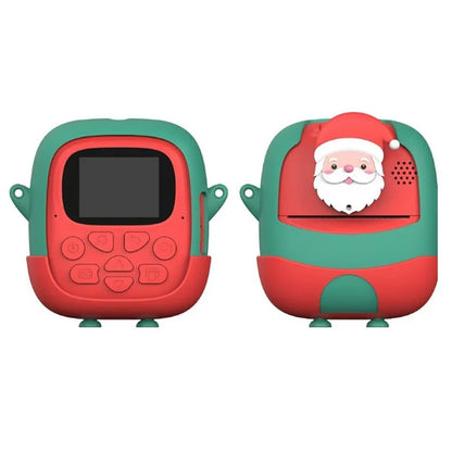 Christmas Style 2.0-inch Screen Children HD Digital Camera Instant Photo Printer