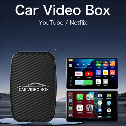 GT4S Android 12 Wireless Carplay Android Auto Adapter Youtube Netflix Streaming Car Video Box (Overseas Version)