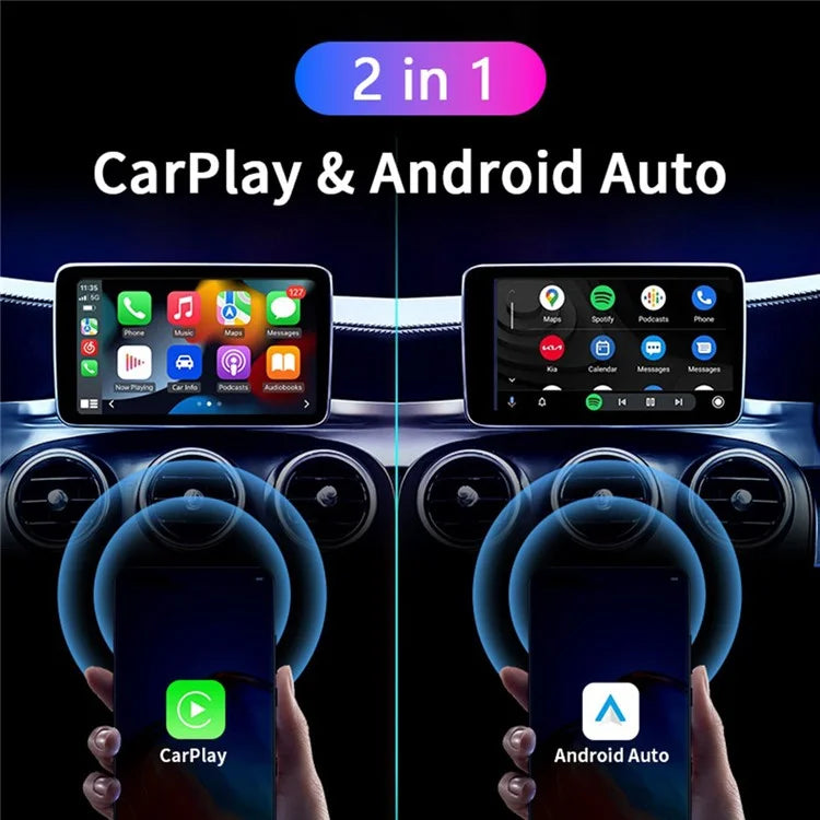Z1 Crystal Wired to Wireless Carplay+Android Auto Dongle Vehicle Carplay Adapter