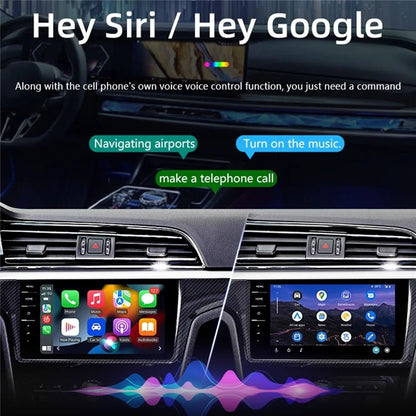 Z1 Crystal Wired to Wireless Carplay+Android Auto Dongle Vehicle Carplay Adapter