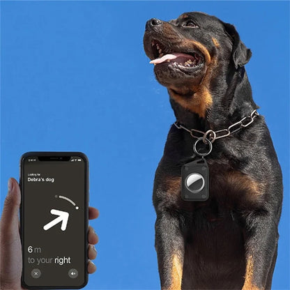 For Apple AirTag Case Locator Tracker IP68 Waterproof TPU+PC Cover Keyring Holder