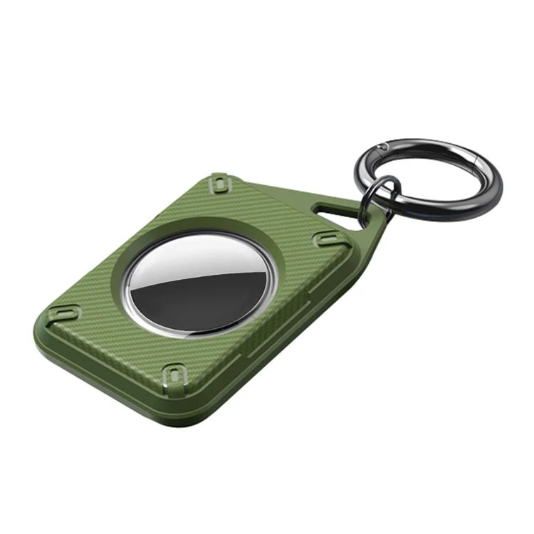 For Apple AirTag Case Locator Tracker IP68 Waterproof TPU+PC Cover Keyring Holder