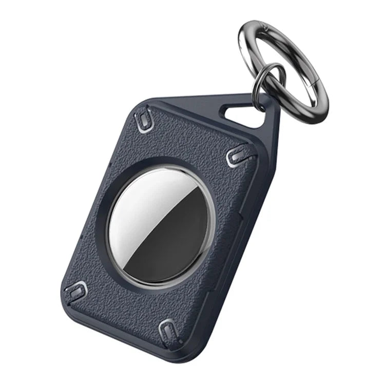 For Apple AirTag Case Locator Tracker IP68 Waterproof TPU+PC Cover Keyring Holder
