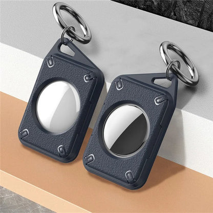 For Apple AirTag Case Locator Tracker IP68 Waterproof TPU+PC Cover Keyring Holder