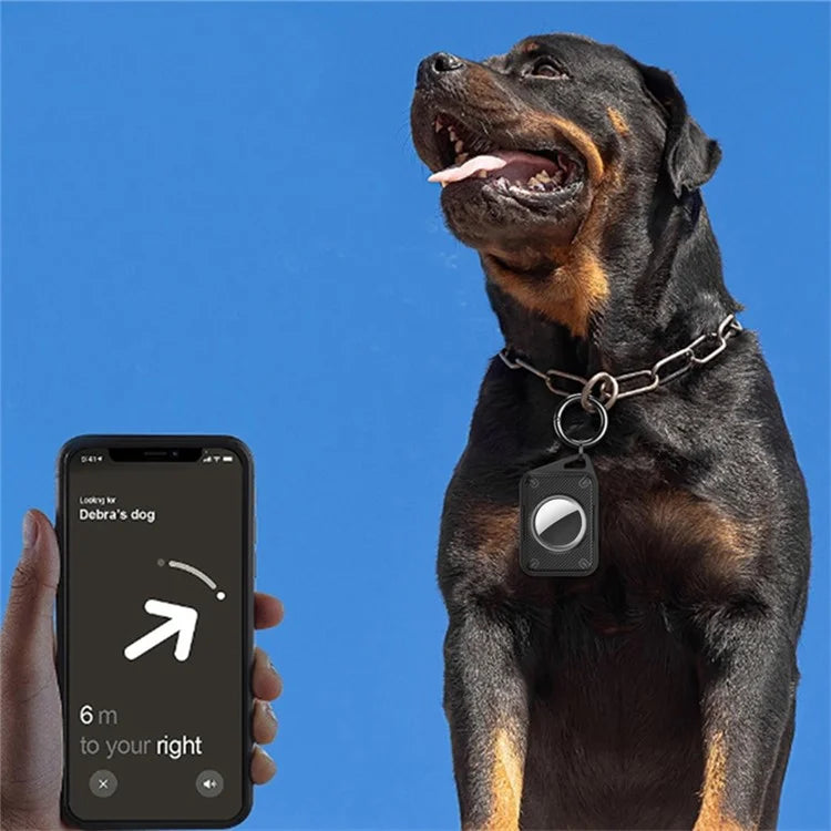 For Apple AirTag Case Locator Tracker IP68 Waterproof TPU+PC Cover Keyring Holder