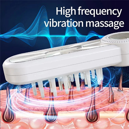 Red  /  Blue Light Hair Care Massager Comb with Liquid Guide, Vibration, CE Certified