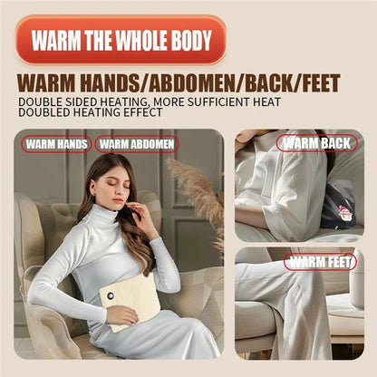 Graphene Heated Hand Warmer with Smart Temperature Control, 4 Adjustable Levels (CE Certified)