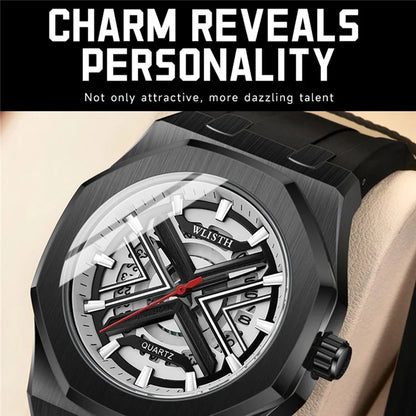 WLISTH 6148 Men Calendar Quartz Watch Fashion Sport Luminous Wrist Watch