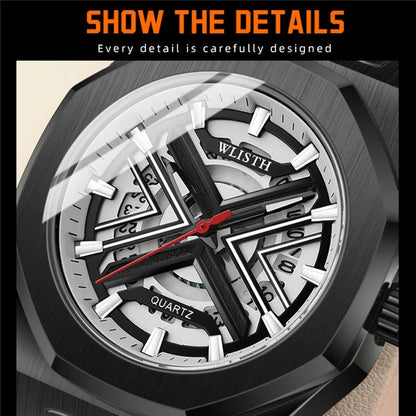 WLISTH 6148 Men Calendar Quartz Watch Fashion Sport Luminous Wrist Watch