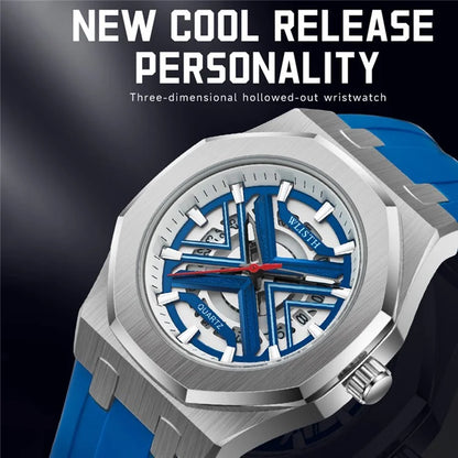 WLISTH 6148 Men Calendar Quartz Watch Fashion Sport Luminous Wrist Watch