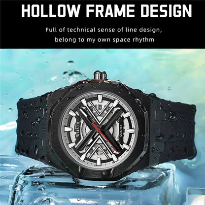 WLISTH 6148 Men Calendar Quartz Watch Fashion Sport Luminous Wrist Watch