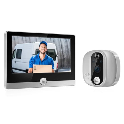 C85 Doorbell Camera 1080P PIR Motion Detection Digital Peephole Door Viewer Two-Way Call