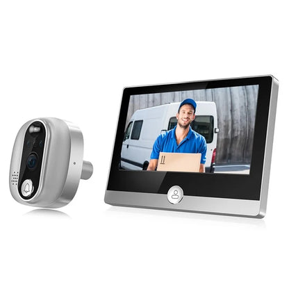 C85 Doorbell Camera 1080P PIR Motion Detection Digital Peephole Door Viewer Two-Way Call