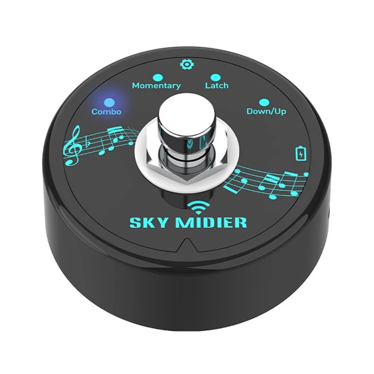 SM-1 MIDI Foot Controller USB Musical Software Multi-Effects Synthesizer Mini Wireless Transmission System
