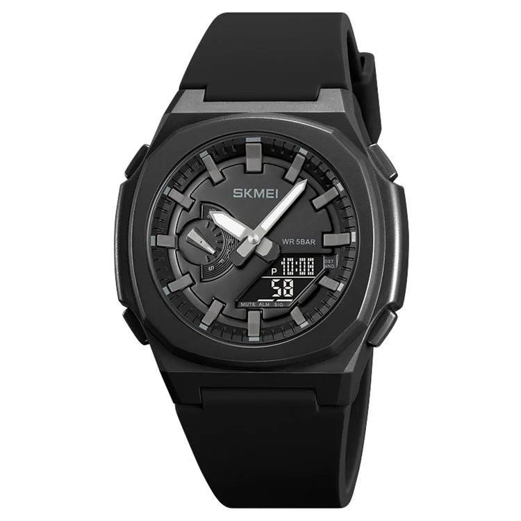 SKMEI 2091 Dual Display Electronic Watch 12 / 24H Multifunction Watch with 5 Alarm Clock