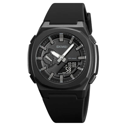 SKMEI 2091 Dual Display Electronic Watch 12 / 24H Multifunction Watch with 5 Alarm Clock