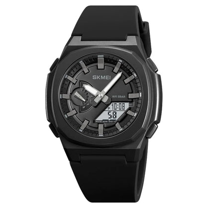 SKMEI 2091 Dual Display Electronic Watch 12 / 24H Multifunction Watch with 5 Alarm Clock