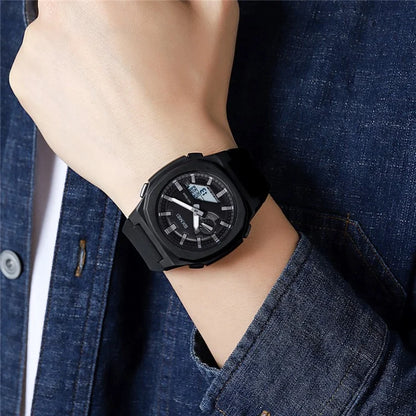 SKMEI 2091 Dual Display Electronic Watch 12 / 24H Multifunction Watch with 5 Alarm Clock