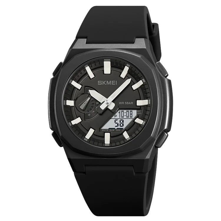 SKMEI 2091 Dual Display Electronic Watch 12 / 24H Multifunction Watch with 5 Alarm Clock