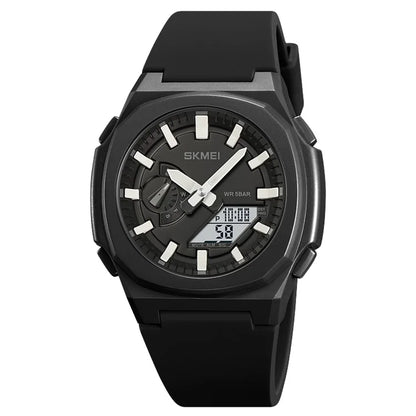 SKMEI 2091 Dual Display Electronic Watch 12 / 24H Multifunction Watch with 5 Alarm Clock
