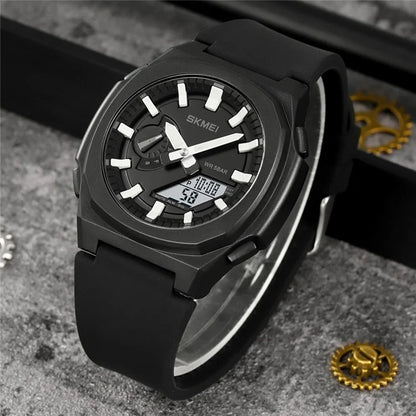 SKMEI 2091 Dual Display Electronic Watch 12 / 24H Multifunction Watch with 5 Alarm Clock